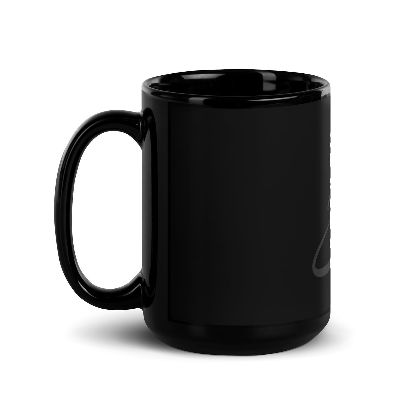 Black Glossy Mug - She Thought She Couldn't But She Did It Anyway